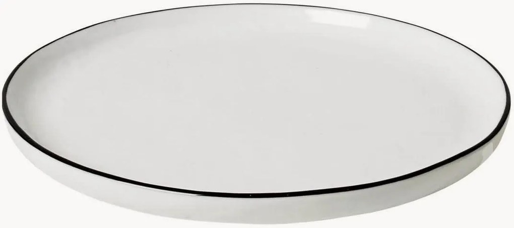 Handgemaakt dessertbord Salt