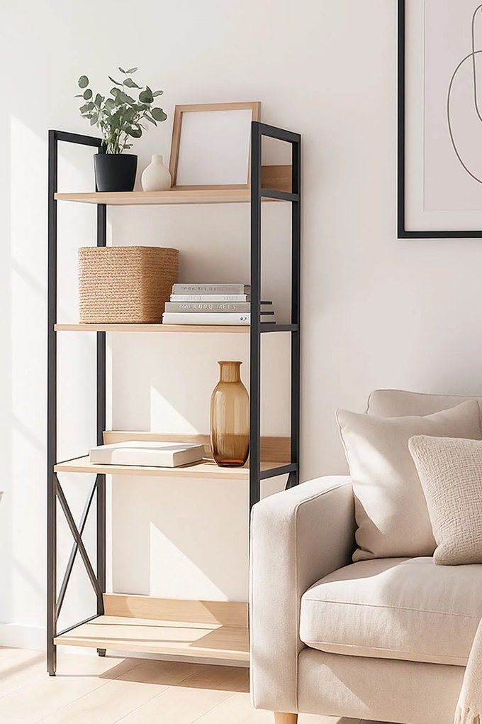 Lesly boekenkast met 3 planken
