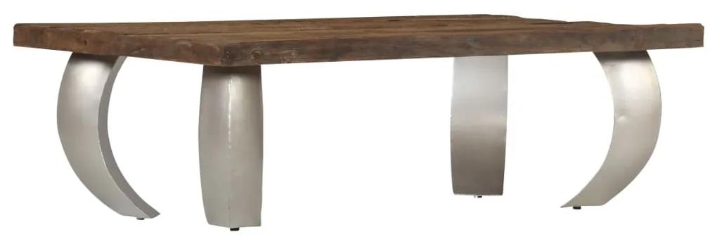vidaXL Salontafel Opium 110x60x35 cm gerecycled hout en staal