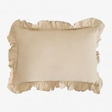 Rechthoekig Kussen 35x50 Cm Van Clouzot-katoen Naakt Beige - Sklum