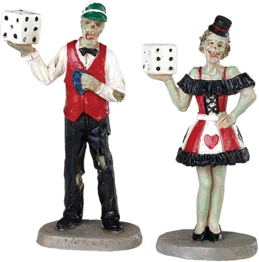Casino figurine set of 2
