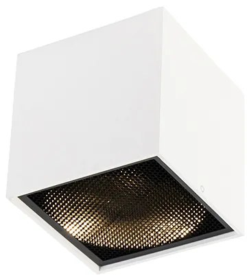 Design opbouwspot wit GU10 111mm - Box Honey