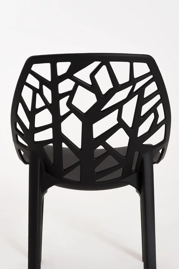 Set 4 Hissar Polypropyleen Stoelen