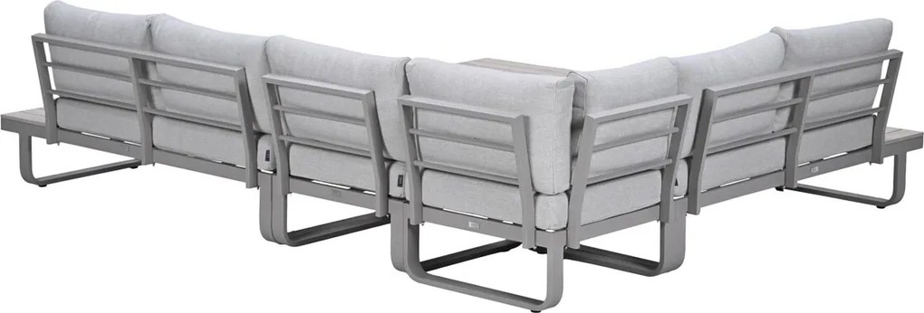 Garden Impressions Diego loungeset 5-delig - taupe - valley sand