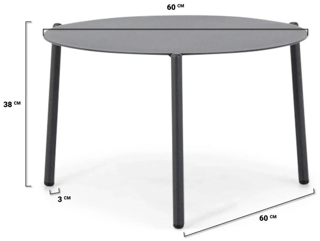 Loungeset tuin 5 personen Aluminium Taupe  Coco Ewa/Pacific