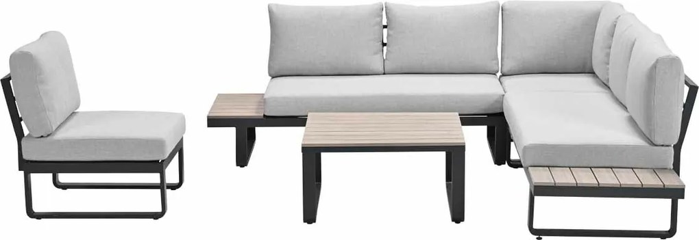 Garden Impressions Diego loungeset 5-delig - valley sand