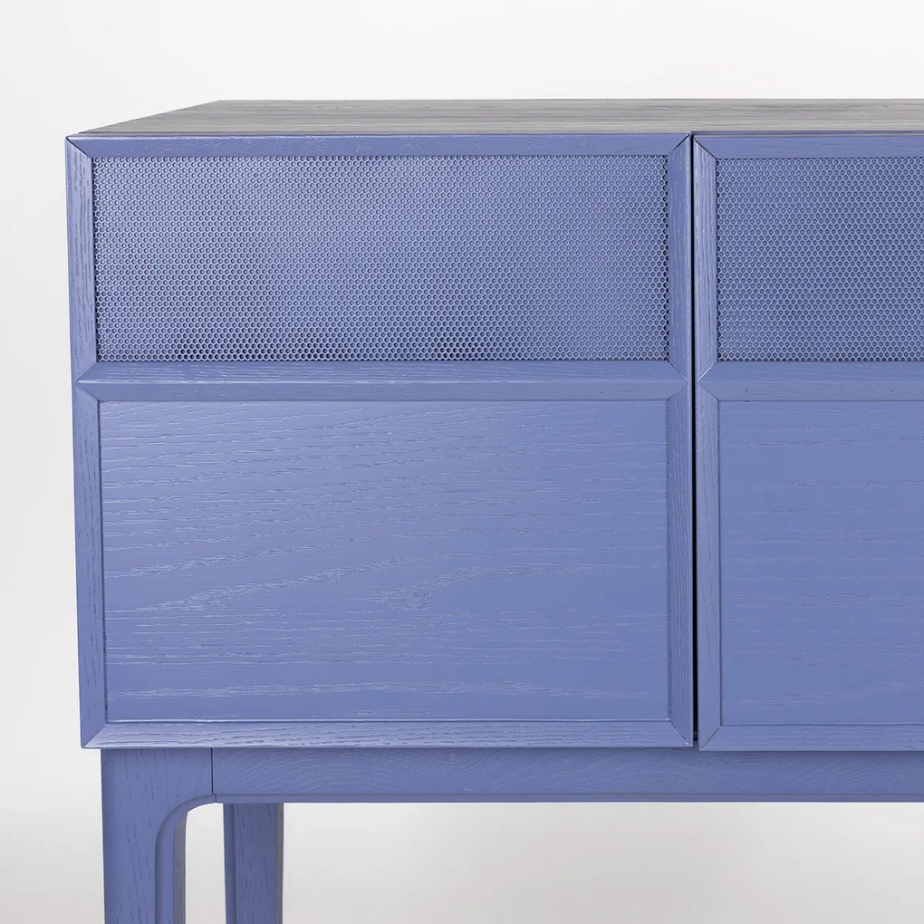 Zuiver June Paarse Design Kast Op Hoge Poten - 80x45x100cm.