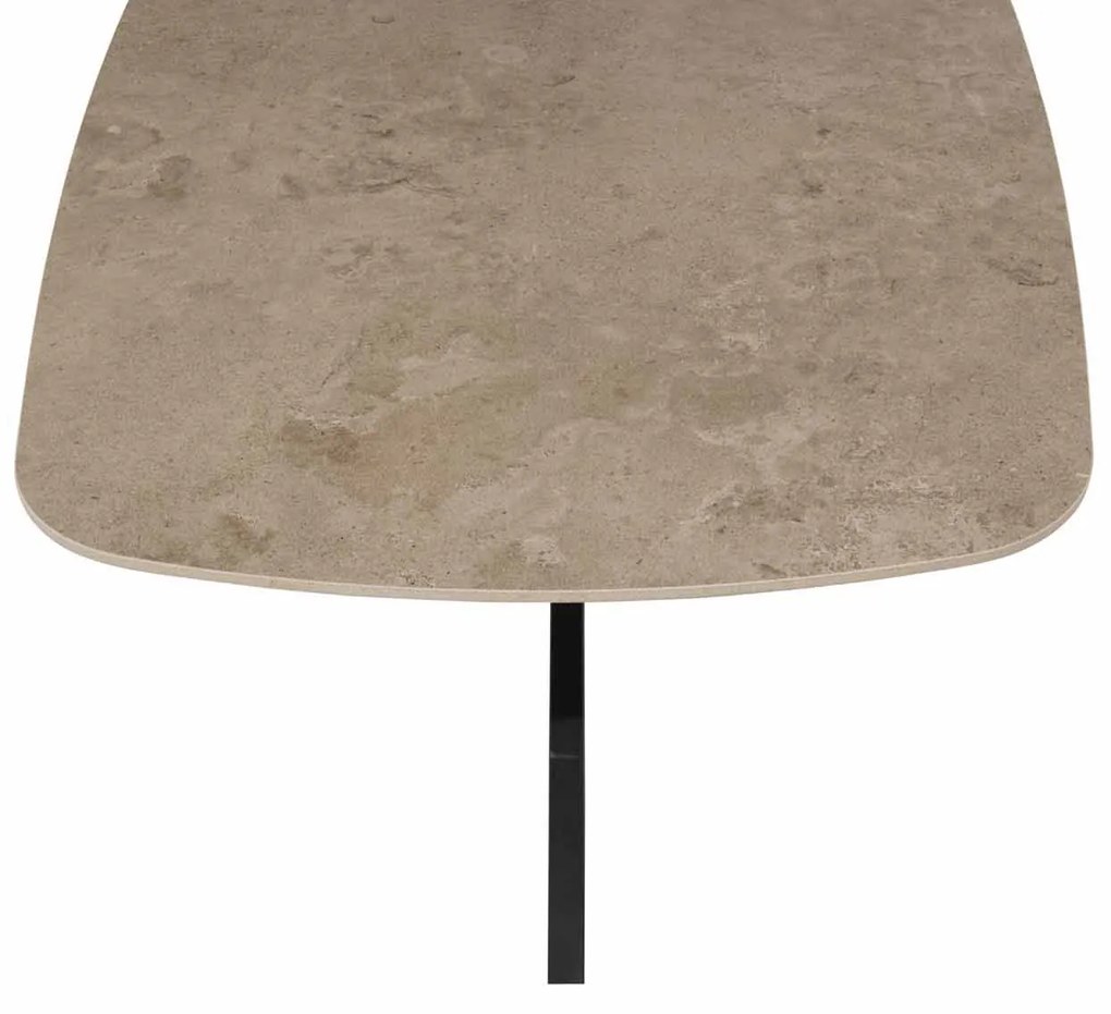 Taste by 4 Seasons Prado tuintafel antraciet met keramisch blad in barrelvorm 240 x 105 cm  Tuintafel    beige weerbestendig