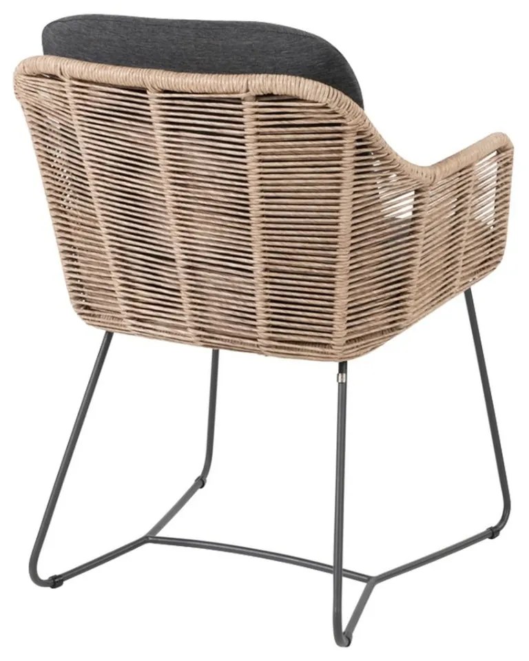 Belmond naturel/Privada 240x107 - Ovale tuinset - 7-delig
