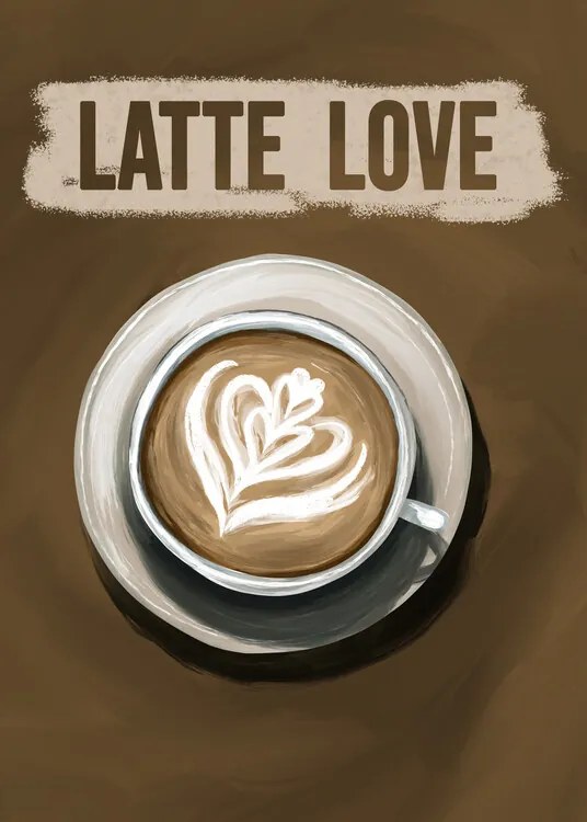 Ilustratie Latte Love, EMELIEmaria