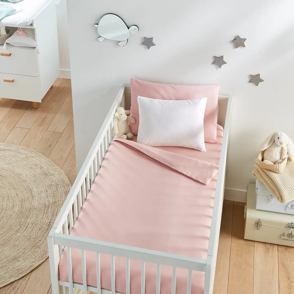 Hoeslaken babybed, effen katoen, Scenario