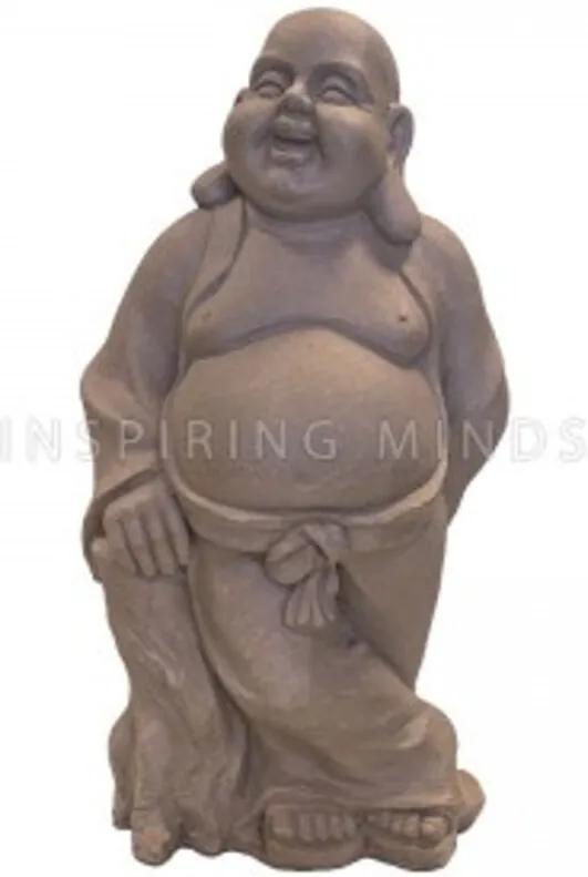 Lucky Boeddha staand donkergrijs