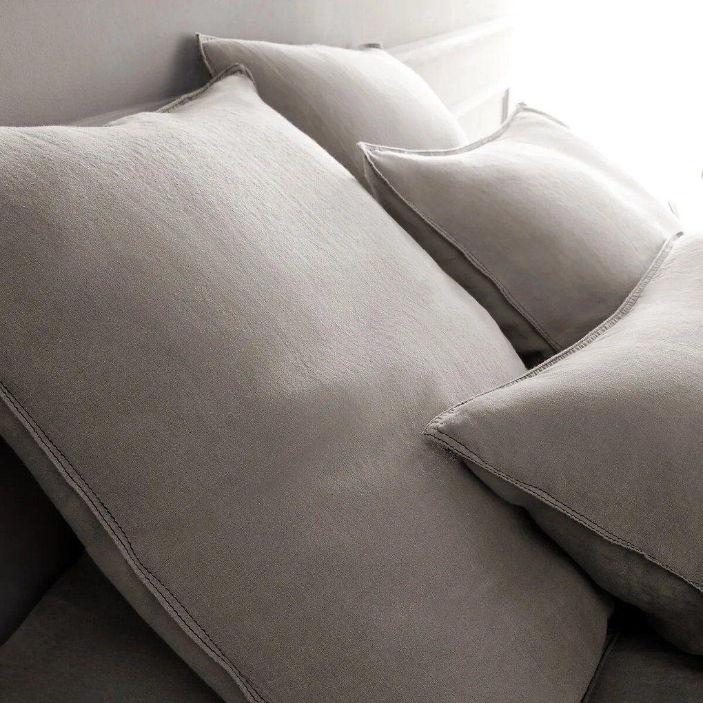 Dekbedovertrek in zuiver gewassen hennep, Helm