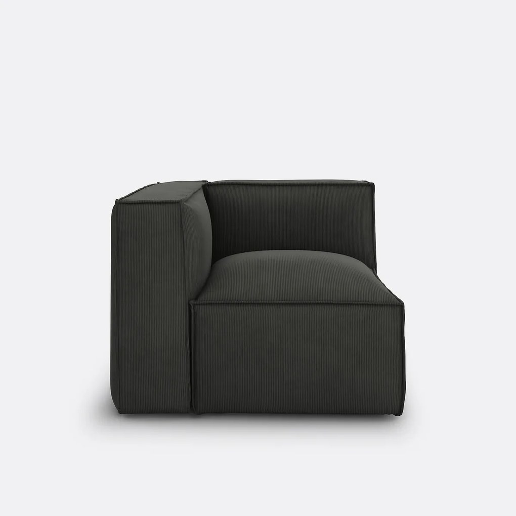 Modulaire hoek in geribd fluweel, Seven