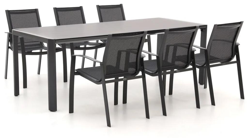 R&S Design Altea/Mirato 220cm dining tuinset 7-delig stapelbaar