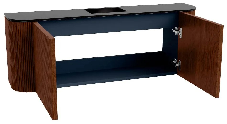 Mondiaz Joya 115cm toiletmeubel ronding links/rechts ruby met wastafel faye midden 1 kraangat urban