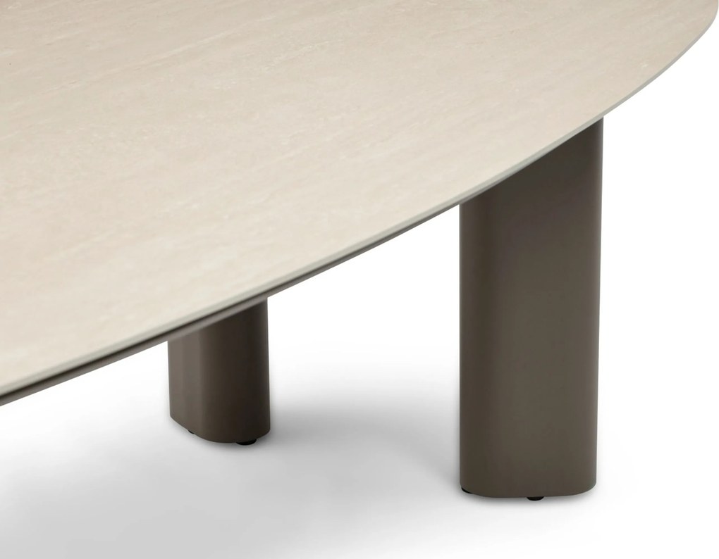 Tuinset 8 personen 300 cm Aluminium Taupe Apple Bee Pine