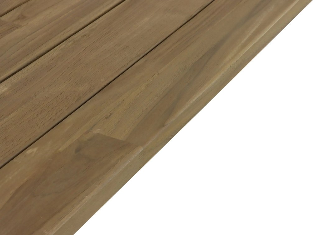 Dining Tuintafel  180 x 100 cm Aluminium/teak Taupe Glasgow