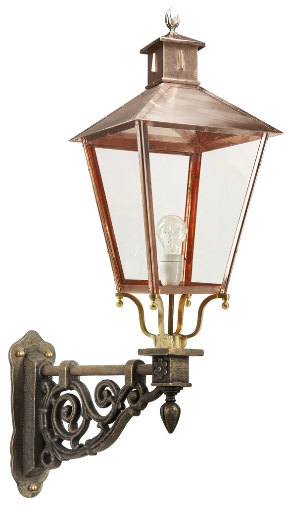 Buitenlamp Wolfsburg L brons
