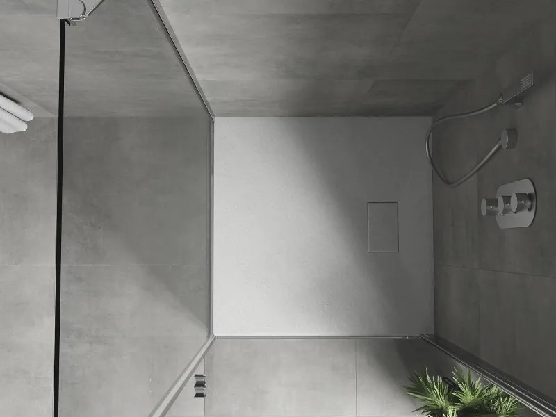 Mexen Hugo vierkante douchebak SMC 70 x 70 cm, wit - 42107070