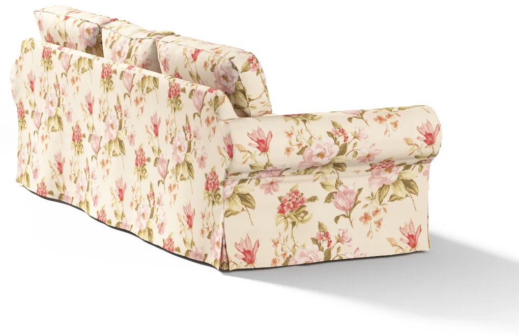 Dekoria Ektorp hoes 3-zits slaapbank nieuw model (2013), crème-roze