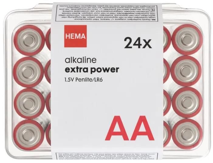 24-pak AA Batterijen