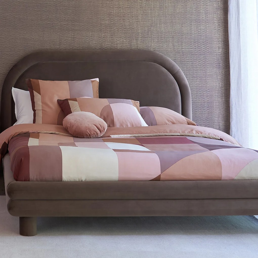 Kussensloop in gewassen satijnkatoen, Marjorie