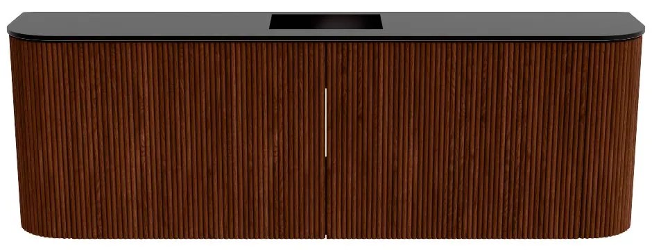 Mondiaz Joya 125cm toiletmeubel ronding links/rechts ruby met wastafel faye midden zonder kraangat urban