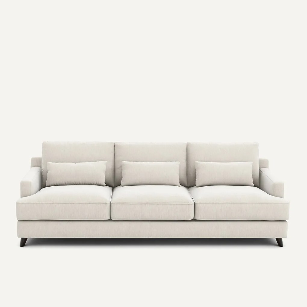Sofa 3- of 4-zits, chenille fluweel, Alwine