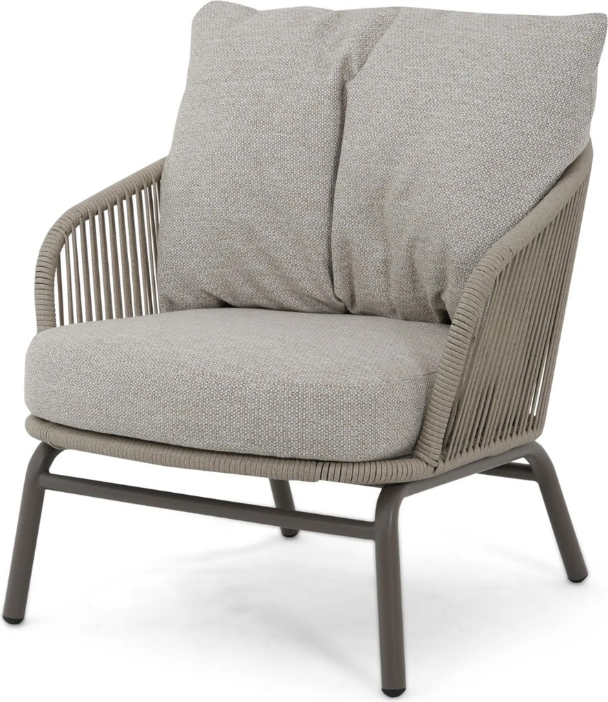 Tuinstoel Rope Taupe-naturel-bruin Coco Livo