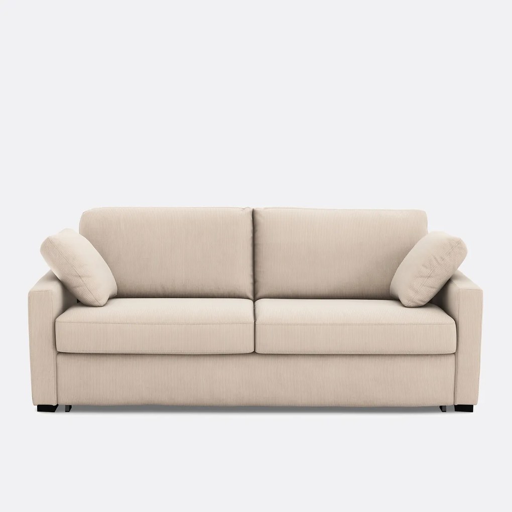 Slaapbank van fijn ribfluweel, Bultex, Timor