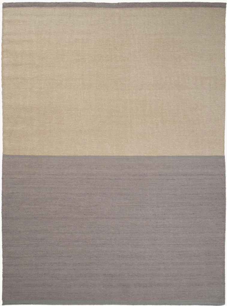 Handgeweven laagpolig wollen vloerkleed Future Seeds