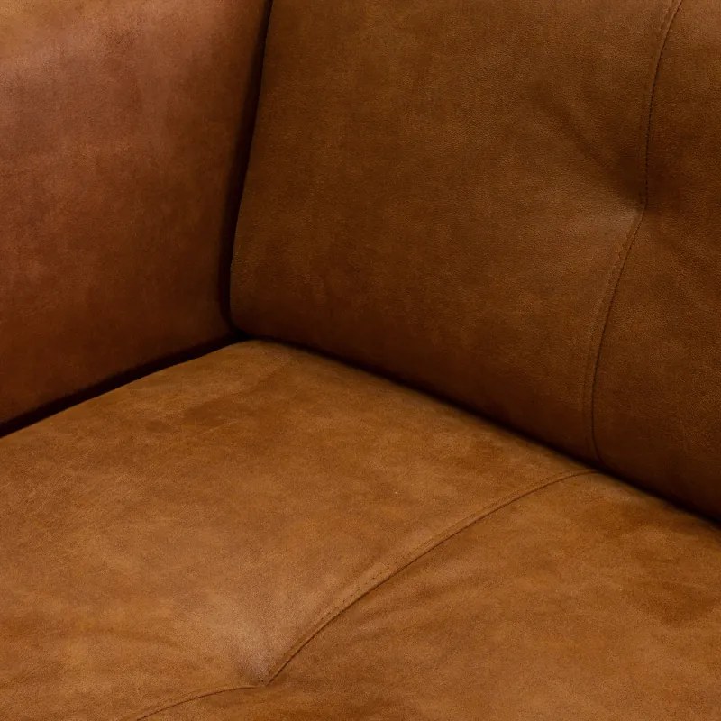 Fauteuil - Almada - leer Bull cognac 28