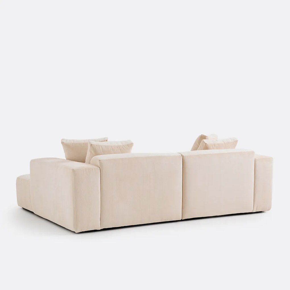 Rechter hoekbank, ribfluweel, Liora