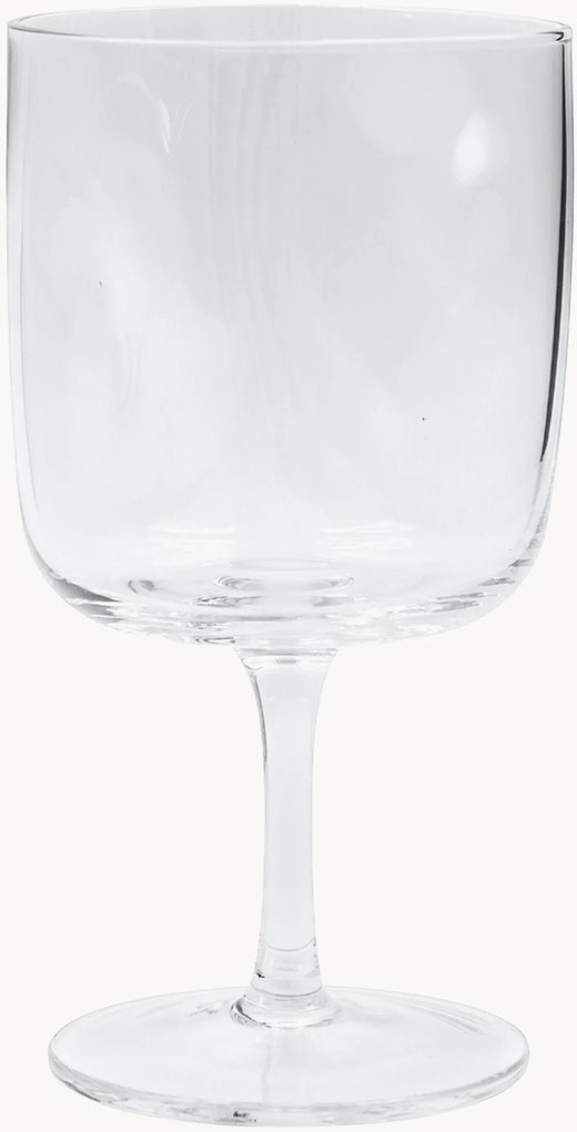 Mondgeblazen wijnglazen Sand, 4-delig