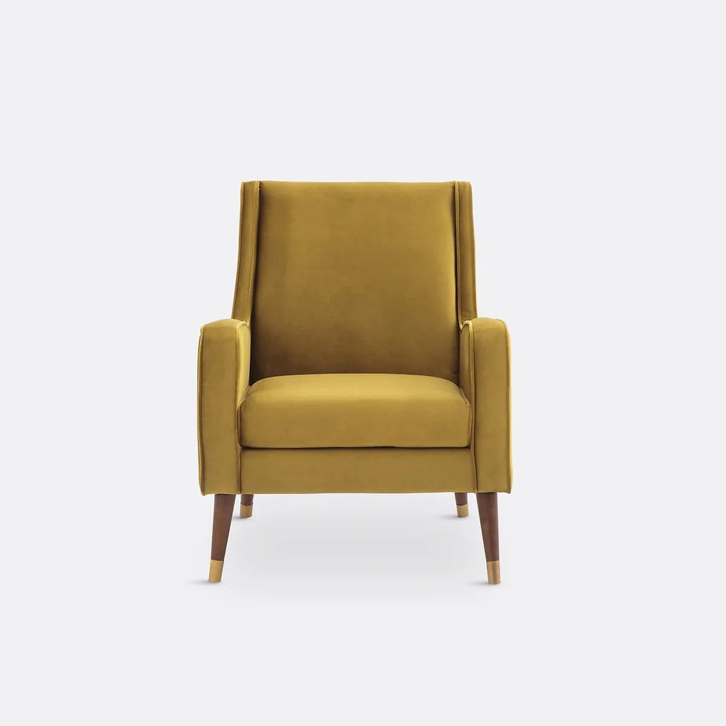 Fauteuil in fluweel, (Y)