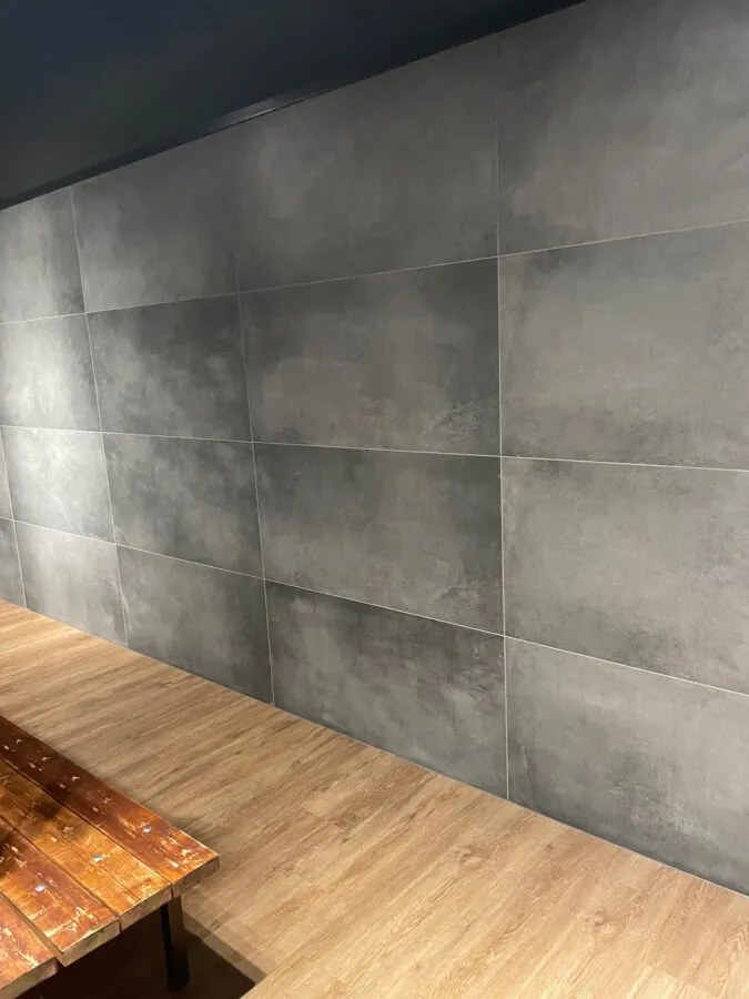 Vloertegel 60x120 Cm Betonlook Antraciet DC90