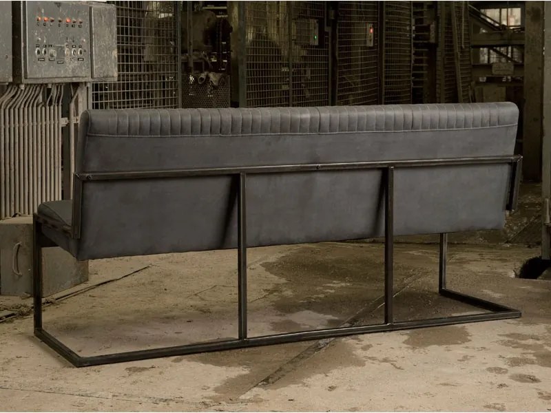 Antraciet Eetkamerbank 205 Cm
