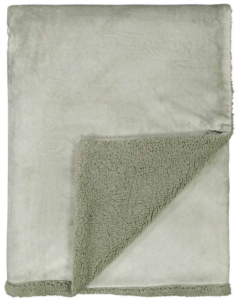 Fleece plaid/schapenvacht effect, Maxine