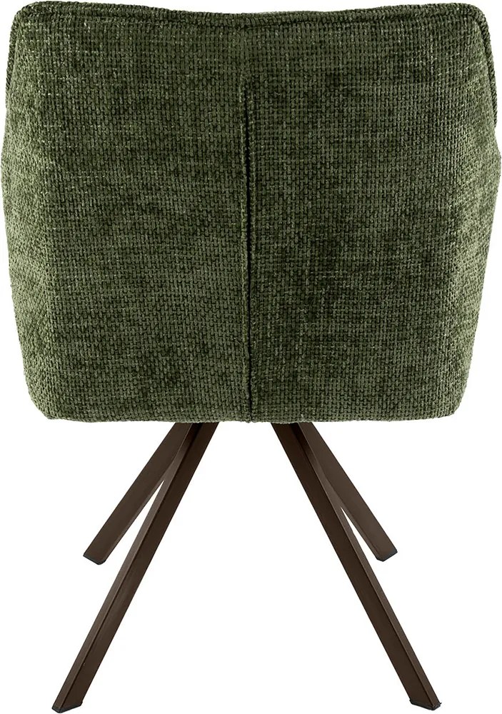 Draaibare Eetkamerstoel Groen