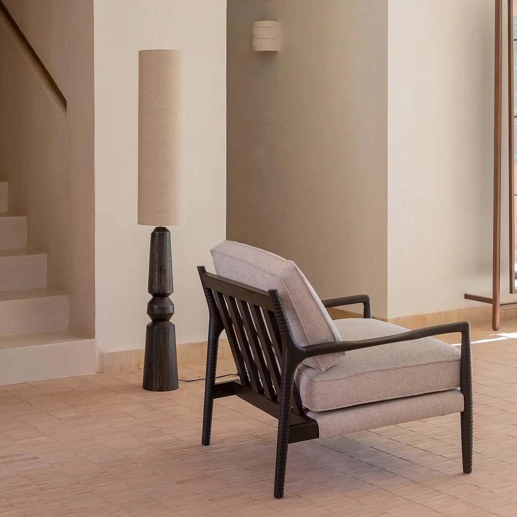 Vloerlamp in mango en Lina, Totemy