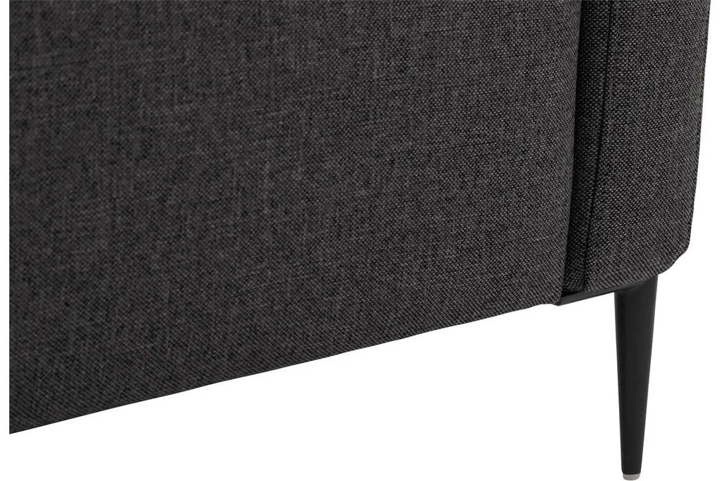 Goossens  Key West grijs, stof, 2-zits, modern design