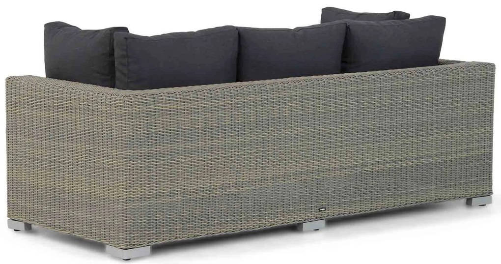 Stoel en Bank Loungeset 5 personen Wicker Taupe  Garden Collections Toronto/Brighton