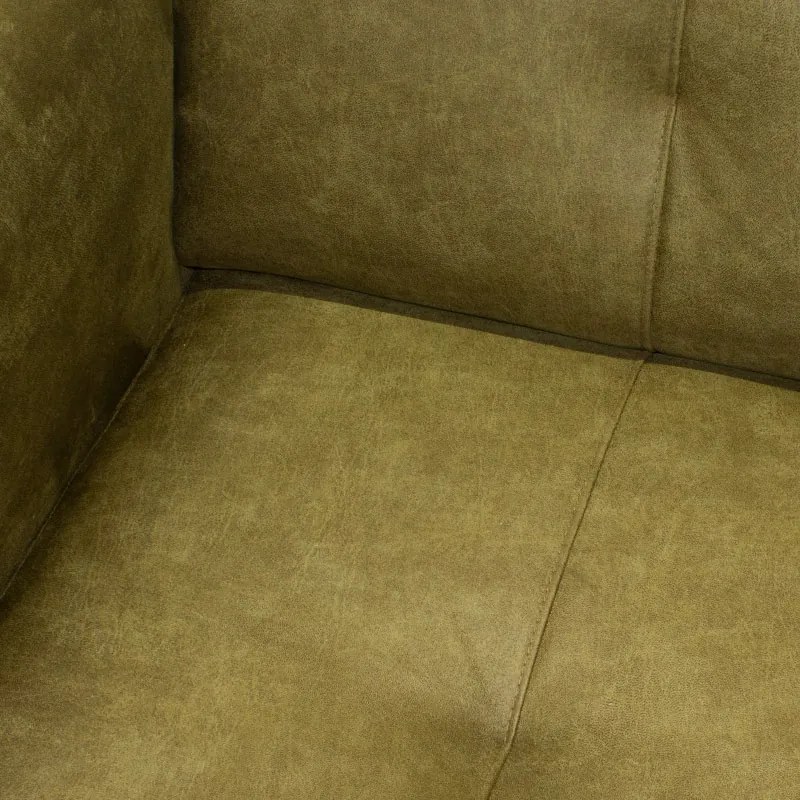 Fauteuil - Almada - leer Bull groen 59