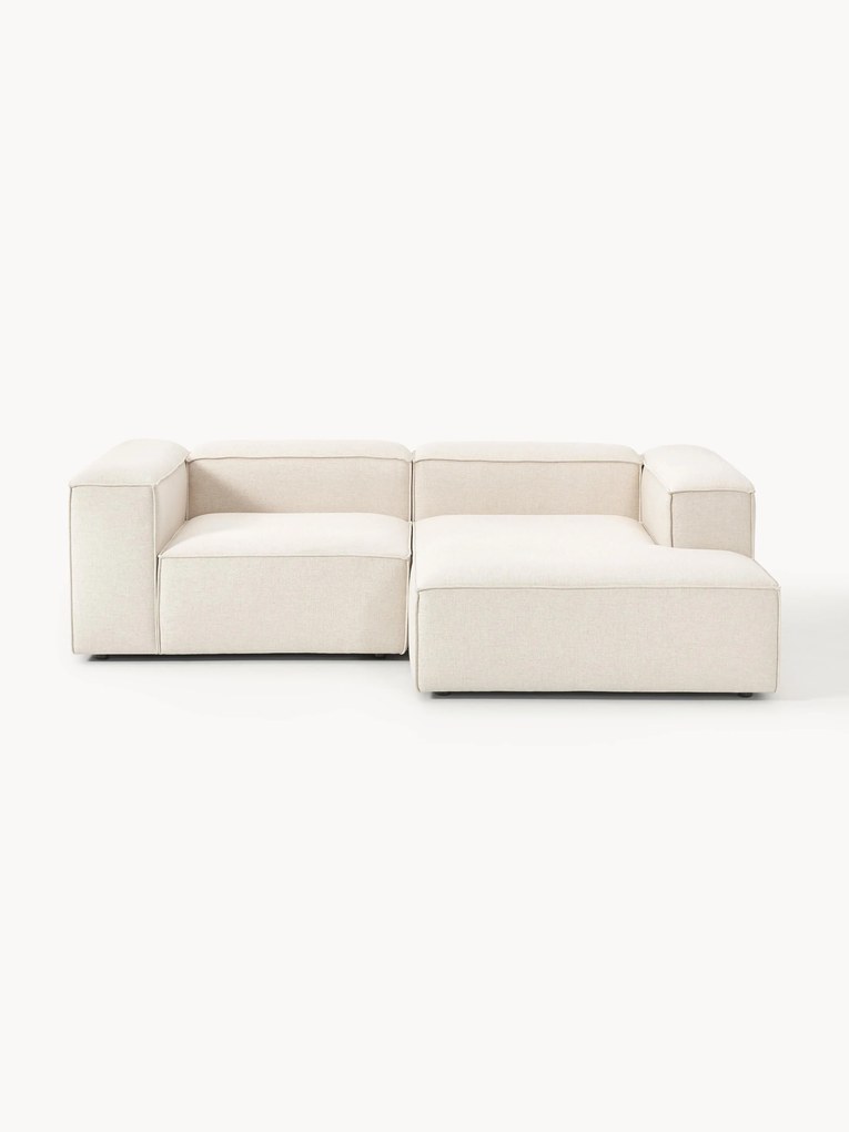 Modulaire hoekbank Lennon (3-zits) van linnenmix