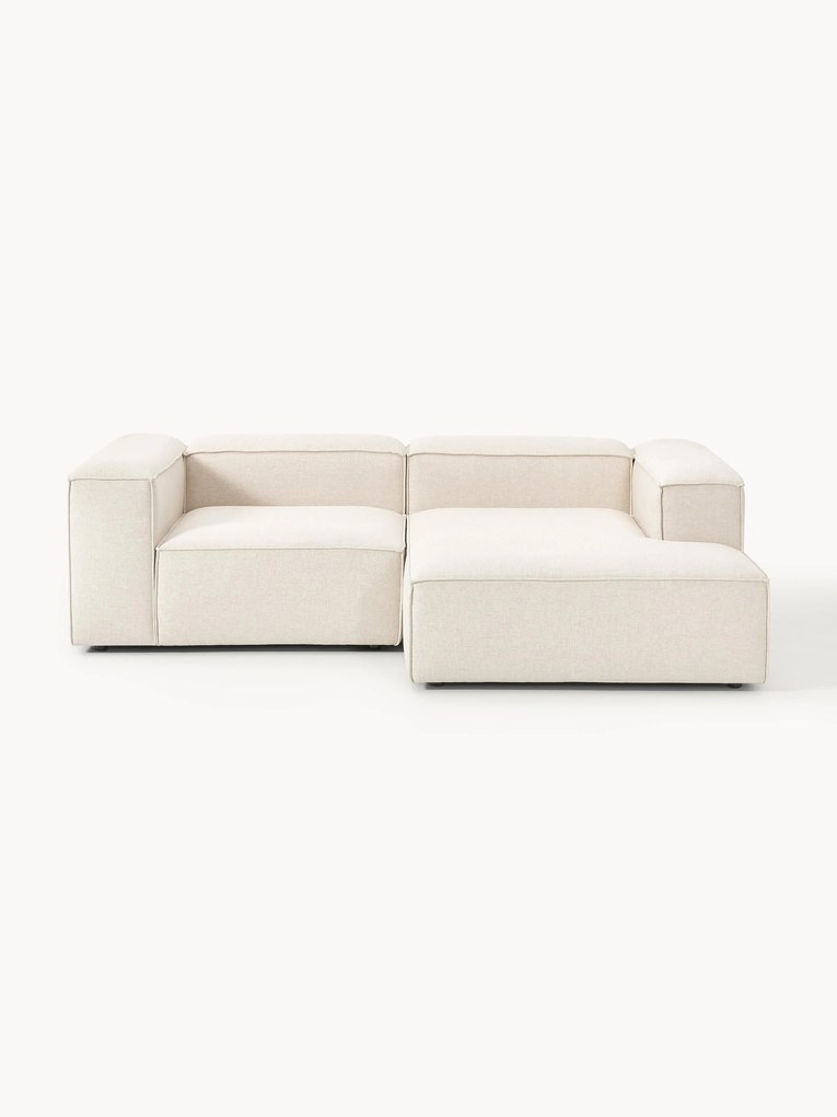 Modulaire hoekbank Lennon van linnenmix (2-zits)