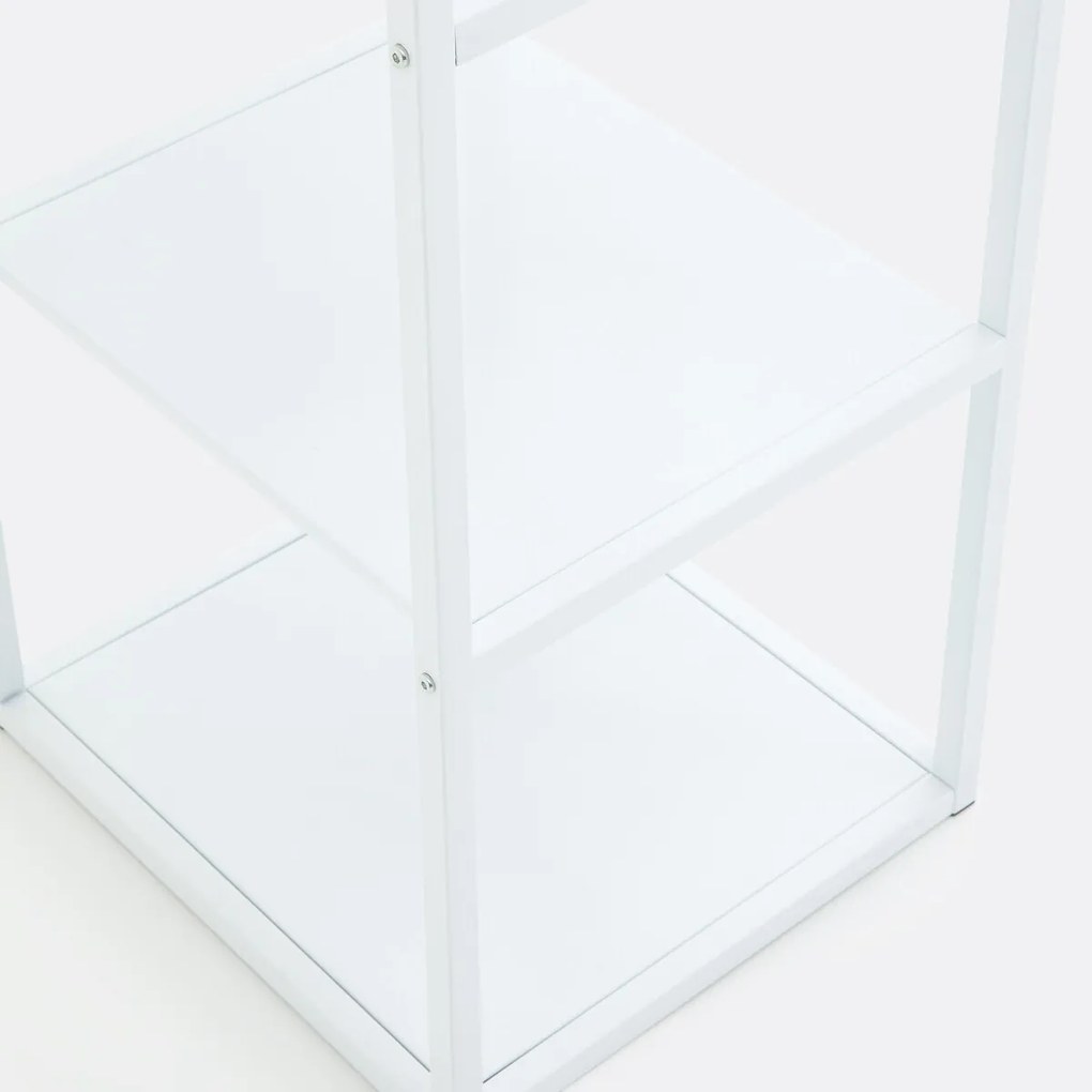 Lage kleerkastmodule van staal, 5 legplanken, ENIDE