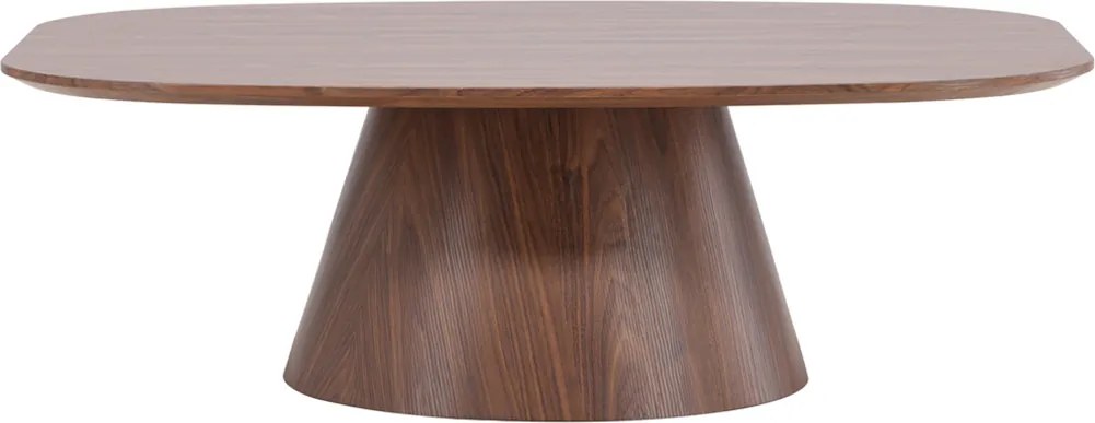 Moderne Salontafel Met Ronde Hoeken - 92 X 120cm.