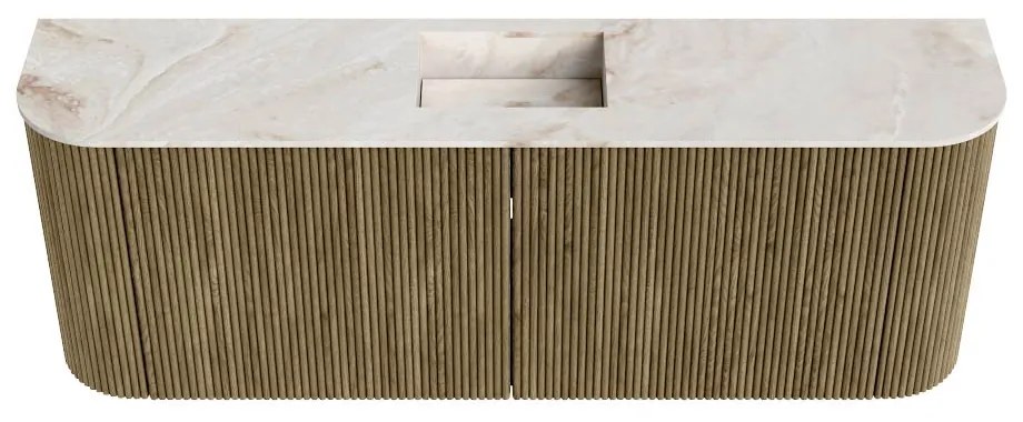 Mondiaz Joya DLux 115cm toiletmeubel ronding links/rechts dusk met wastafel faye midden zonder kraangat frappe