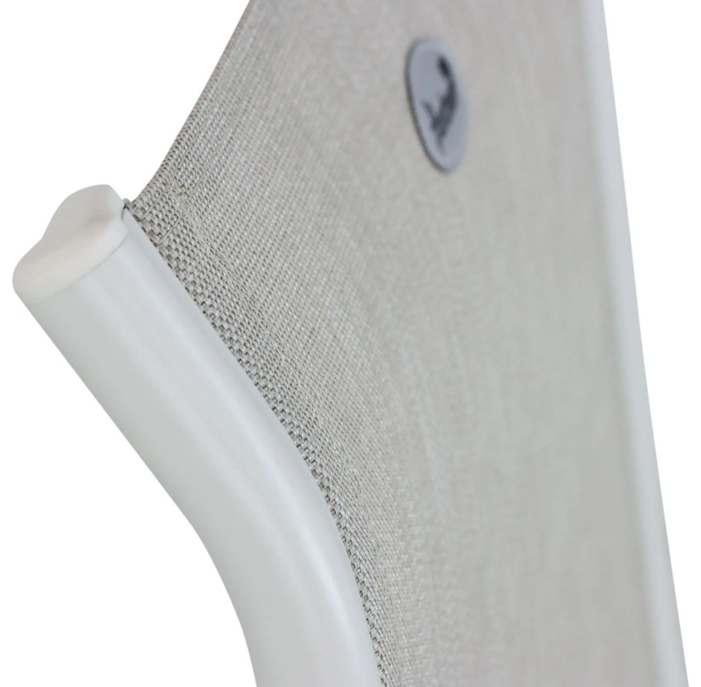 Hartman Alice Comfort Standenstoel Aluminium/textileen Wit